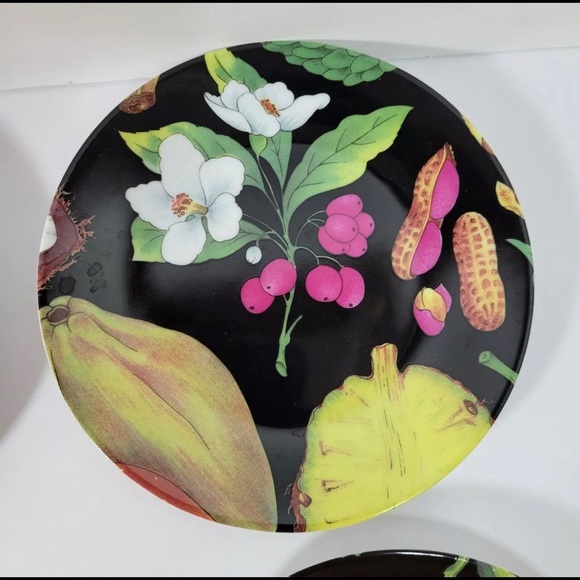 Philippe Deshoulieres Porcelain De Limoges Appetizer Plates Fruit 6 In - Picture 8 of 12